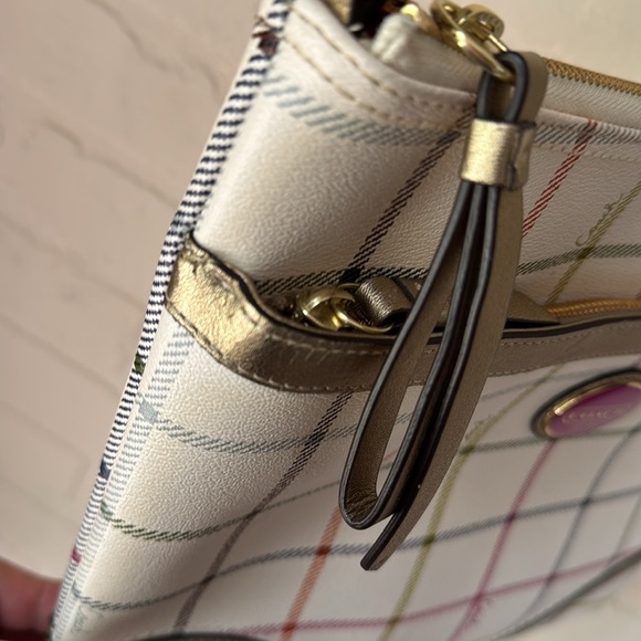 COACH Peyton purse Tattersall File Crossbody - Picture 2 of 10